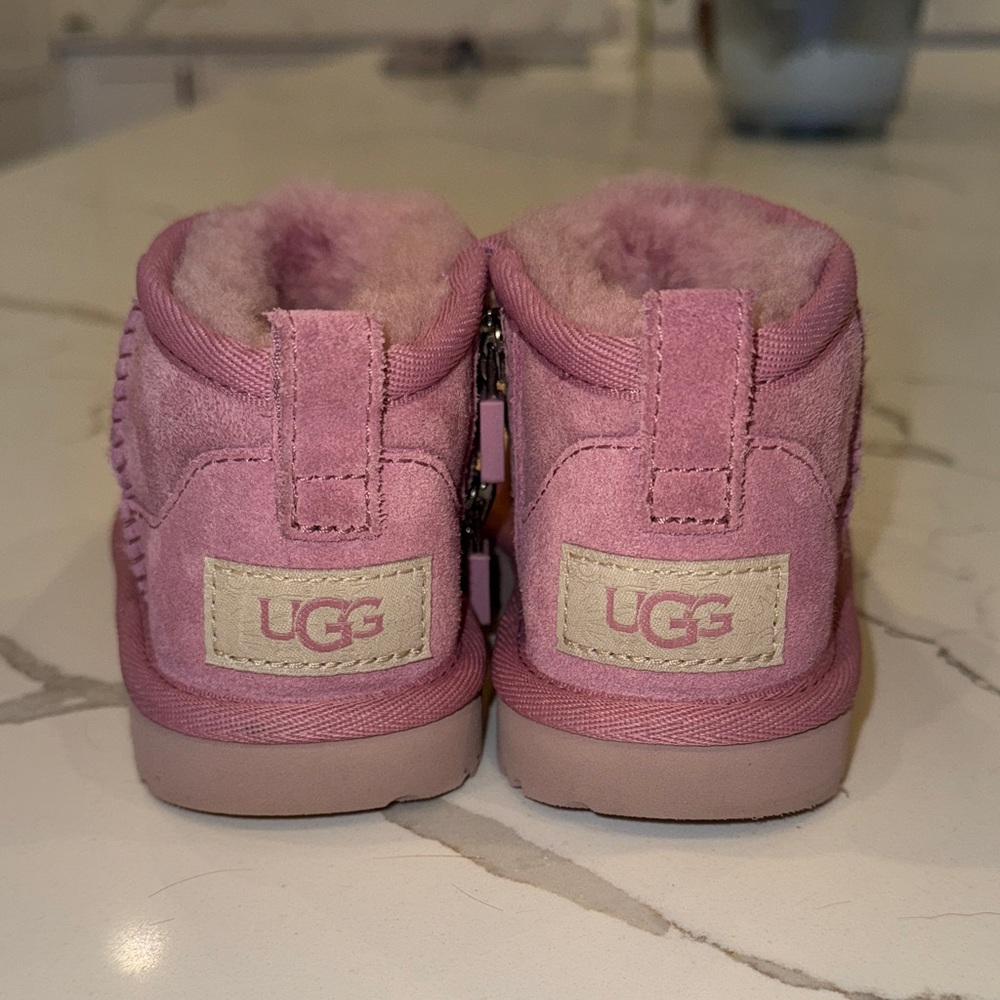 UGG Pink Short Boots - Picture 4 of 6